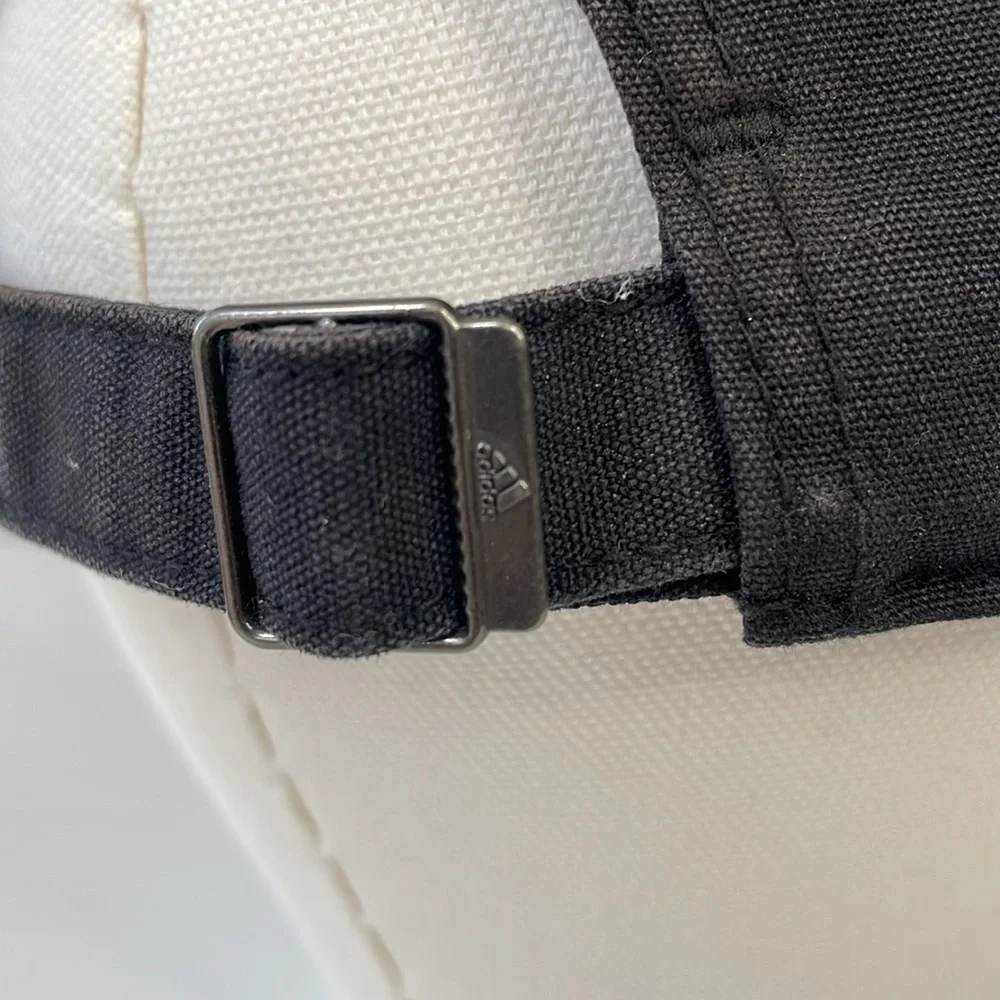 Adidas AeroReady 100% cotton‎ black baseball hat cap. Adjustable slide back.